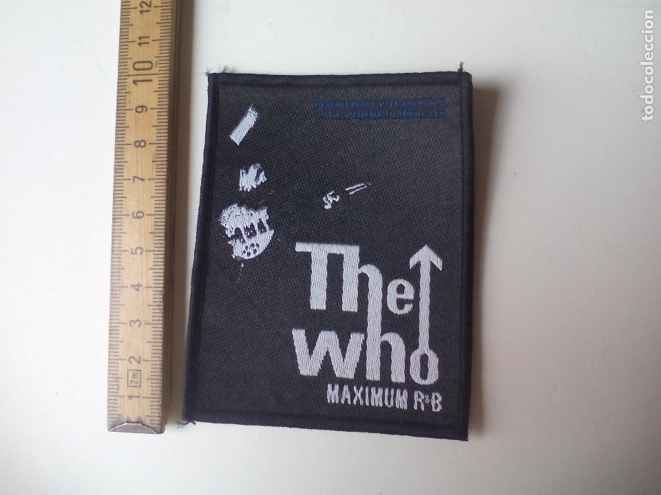 M&uacute;sica de colecci&oacute;n: THE WHO. MAXIMUM R&b. PARCHE DE TELA, EMBLEMA, ESCUDO