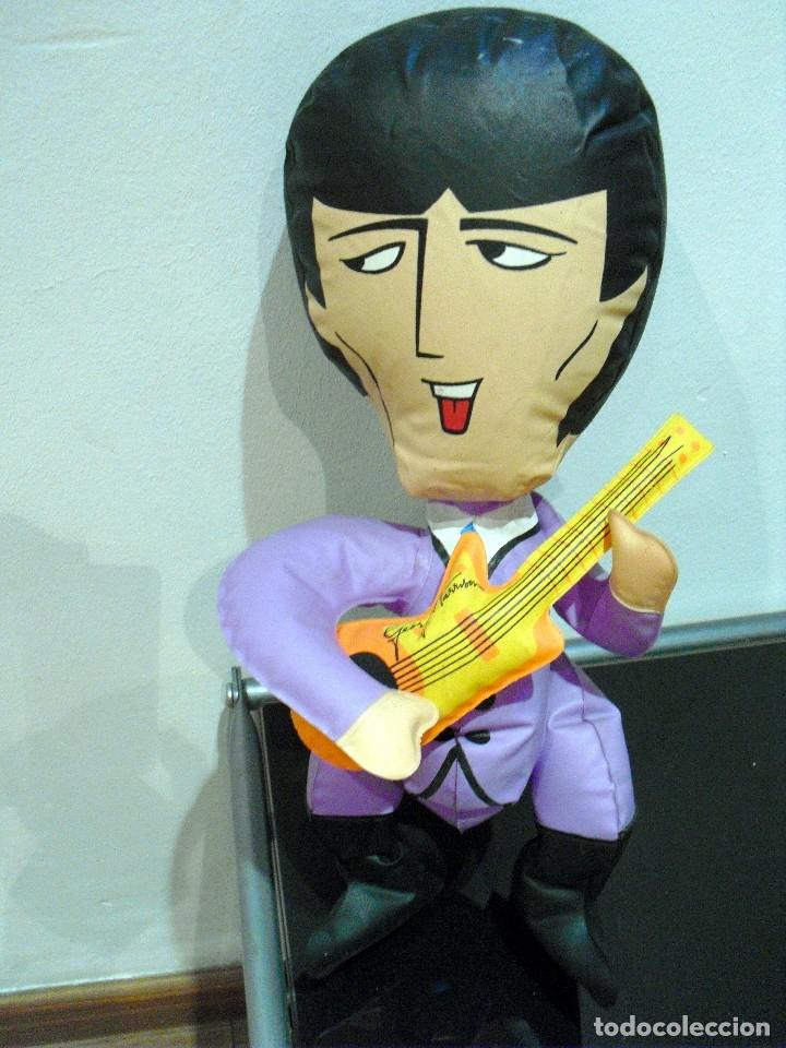 M&uacute;sica de colecci&oacute;n: LOS BEATLES: GEORGE HARRISON CARTOONS-FIGURA INFLABLE 1966-MUY BUEN ESTADO UNICA!!