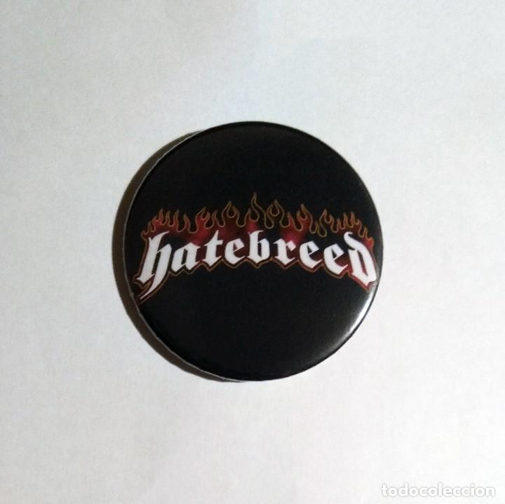 M&uacute;sica de colecci&oacute;n: HATEBREED - LOGO CHAPA 59mm (CON IMPERDIBLE) - METALCORE HARDCORE