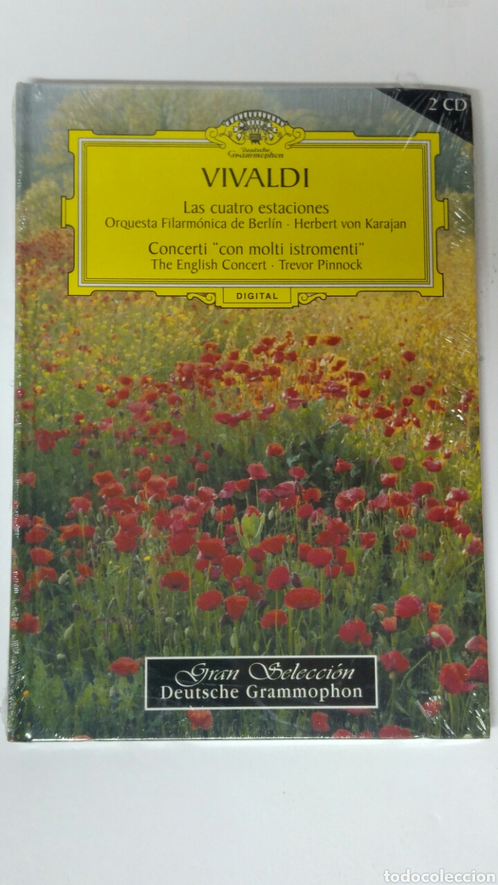 M&uacute;sica de colecci&oacute;n: Deutsche grammophon VIVALDI libro y 2CD en su precinto original