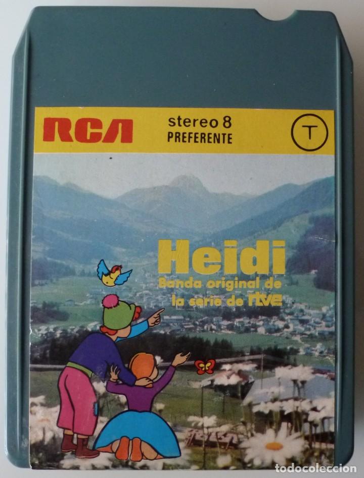 M&uacute;sica de colecci&oacute;n: HEIDI - B.S.O. DE LA SERIE DE RTVE (CARTUCHO 8 PISTAS RCA 1975 ESPA&Ntilde;A) 8 TRACK TAPE