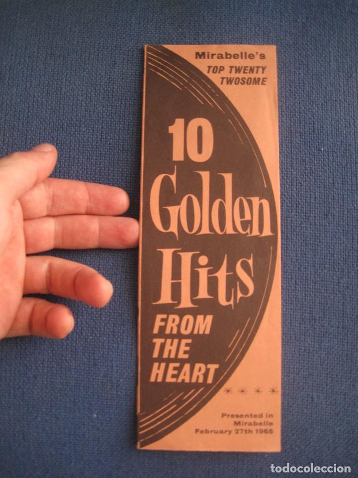 M&uacute;sica de colecci&oacute;n: THE BEATLES folleto de &eacute;poca &iexcl;raro!