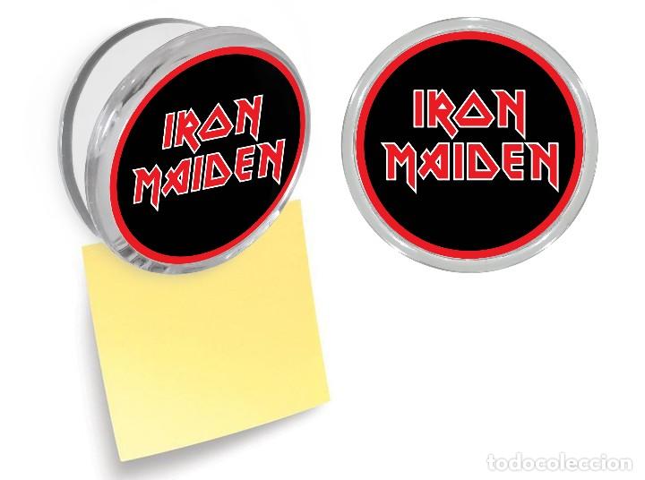 M&uacute;sica de colecci&oacute;n: IMAN ACRILICO CON PINZA - MUSICA - IRON MAIDEN