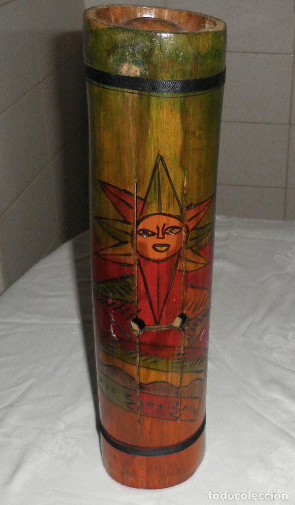 M&uacute;sica de colecci&oacute;n: tambor de ca&ntilde;a de bambu cubano - Foto 1