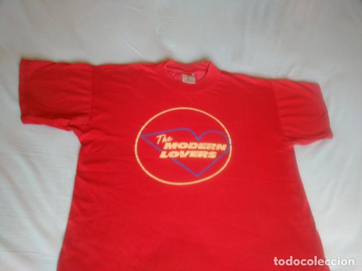 Musica di collezione: Moder Lovers (camiseta t shirt. talla L) logo primer album 1976. jonathan richman. Jerry Harrison.