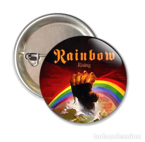 M&uacute;sica de colecci&oacute;n: CHAPA ALFILER 38 MM - MUSICA - RAINBOW RISING