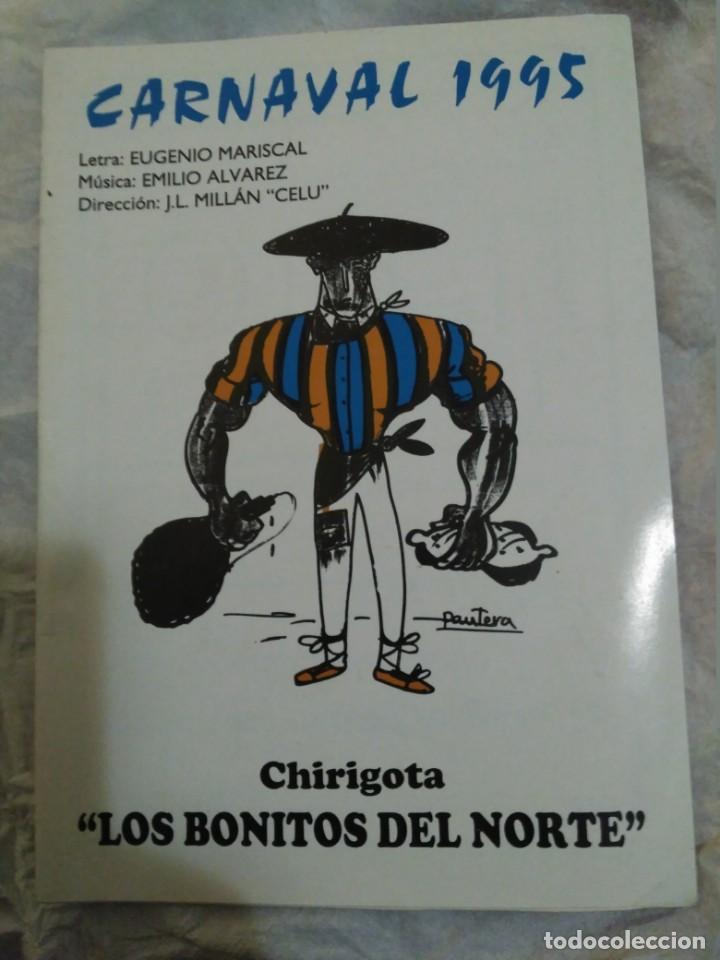 M&uacute;sica de colecci&oacute;n: carnaval de cadiz libreto los bonitos del norte 1995
