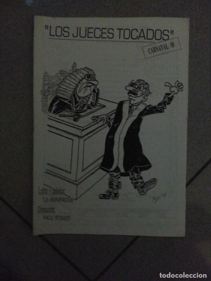 M&uacute;sica de colecci&oacute;n: carnaval de cadiz chirigota callejera los jueces tocado libreto