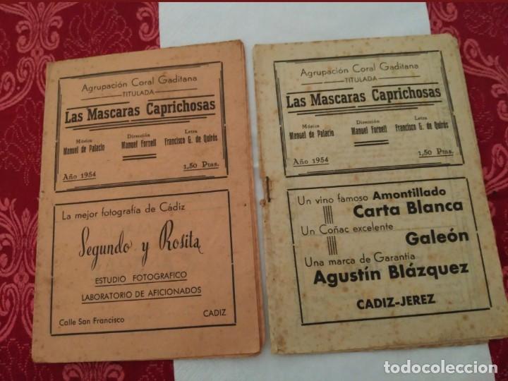 M&uacute;sica de colecci&oacute;n: carnaval de cadiz las mascaras caprichosas 1 y 2 parte 1954