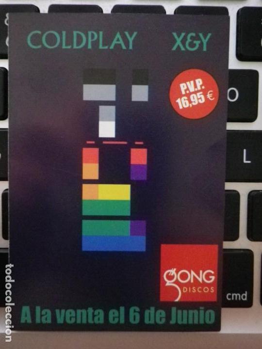 M&uacute;sica de colecci&oacute;n: FLYER COLDPLAY X&Y PROMO DISCO - Foto 1