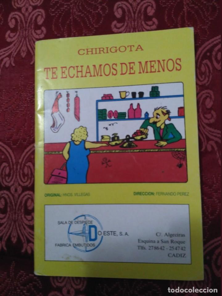 M&uacute;sica de colecci&oacute;n: carnaval de cadiz libreto te echamos de menos
