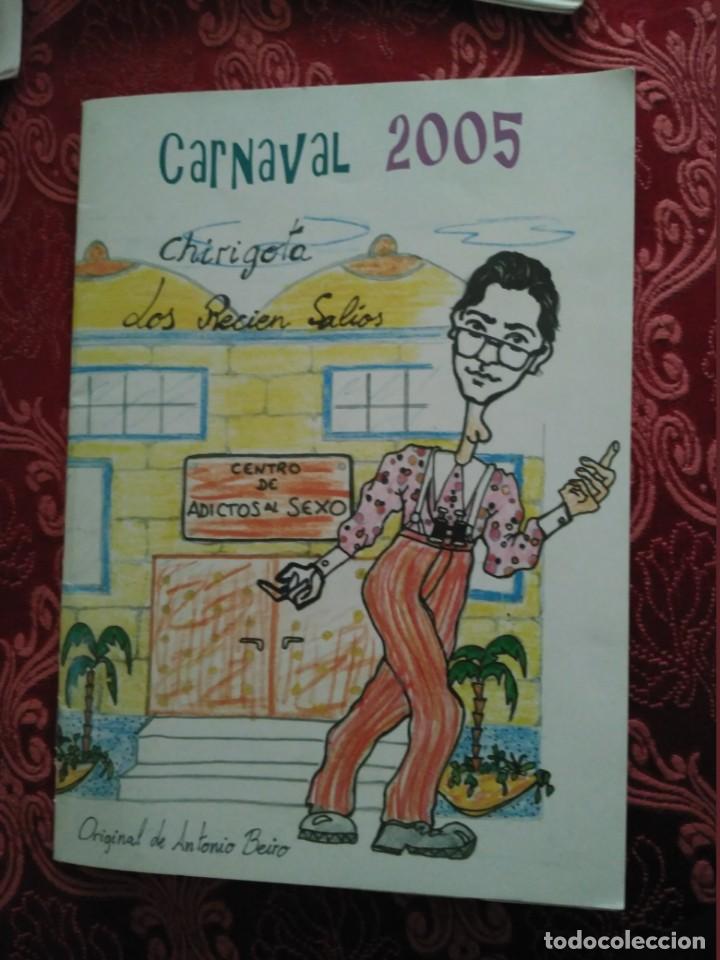 M&uacute;sica de colecci&oacute;n: carnaval de cadiz libreto chirigota los recien salios 2005