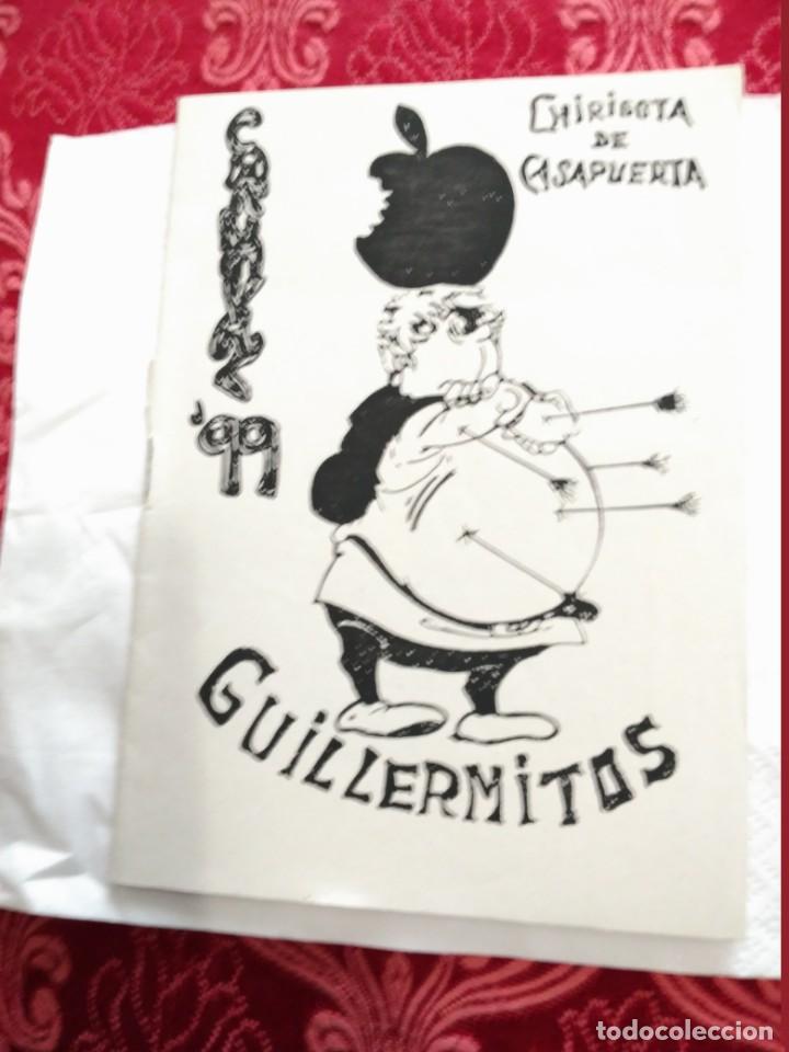 M&uacute;sica de colecci&oacute;n: carnaval de cadiz  libreto los guillermitos 1999