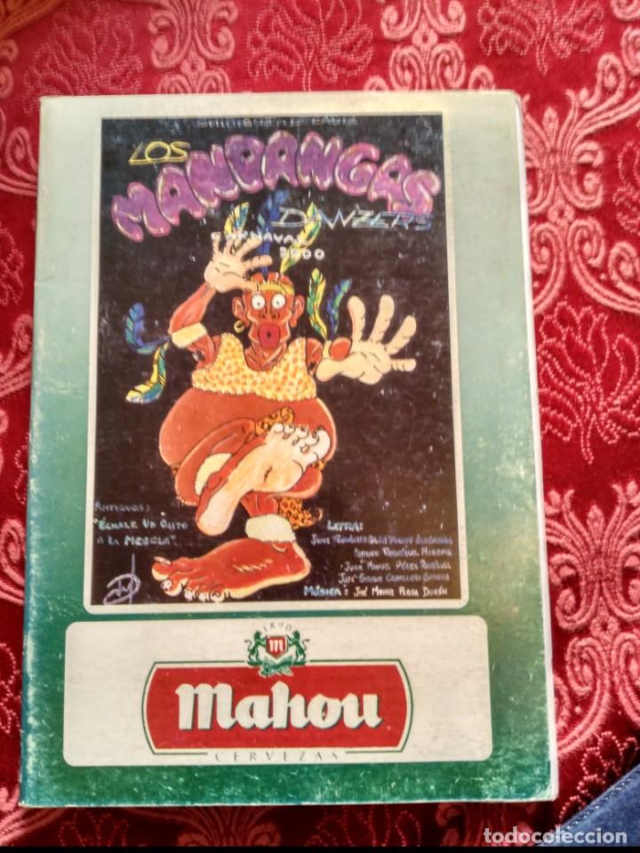 M&uacute;sica de colecci&oacute;n: carnaval de cadiz libreto los mandangas danzers a&ntilde;o 2000