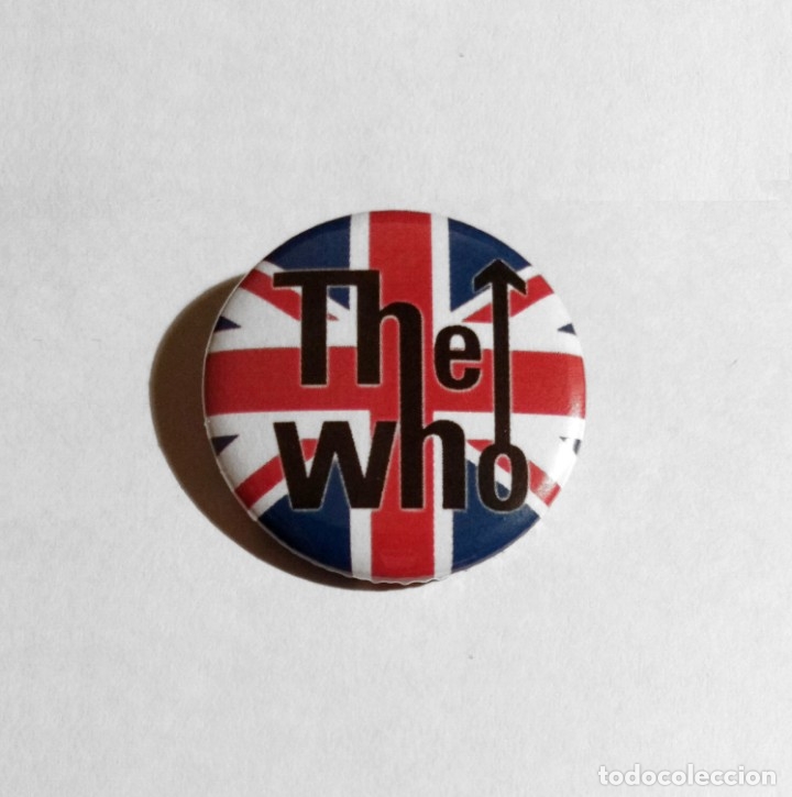 M&uacute;sica de colecci&oacute;n: THE WHO - LOGO CHAPA 31mm (CON IMPERDIBLE) - ROCK