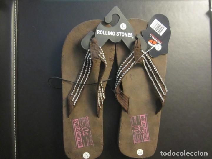 M&uacute;sica de colecci&oacute;n: Chanclas De Dedo Punk, F M&uacute;sica Rock, Hard Core. ROLLING STONES. TALLA 39-40