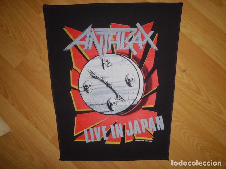 M&uacute;sica de colecci&oacute;n: PARCHE ESPALDERA ANTHRAX LIVE IN JAPAN - Foto 1