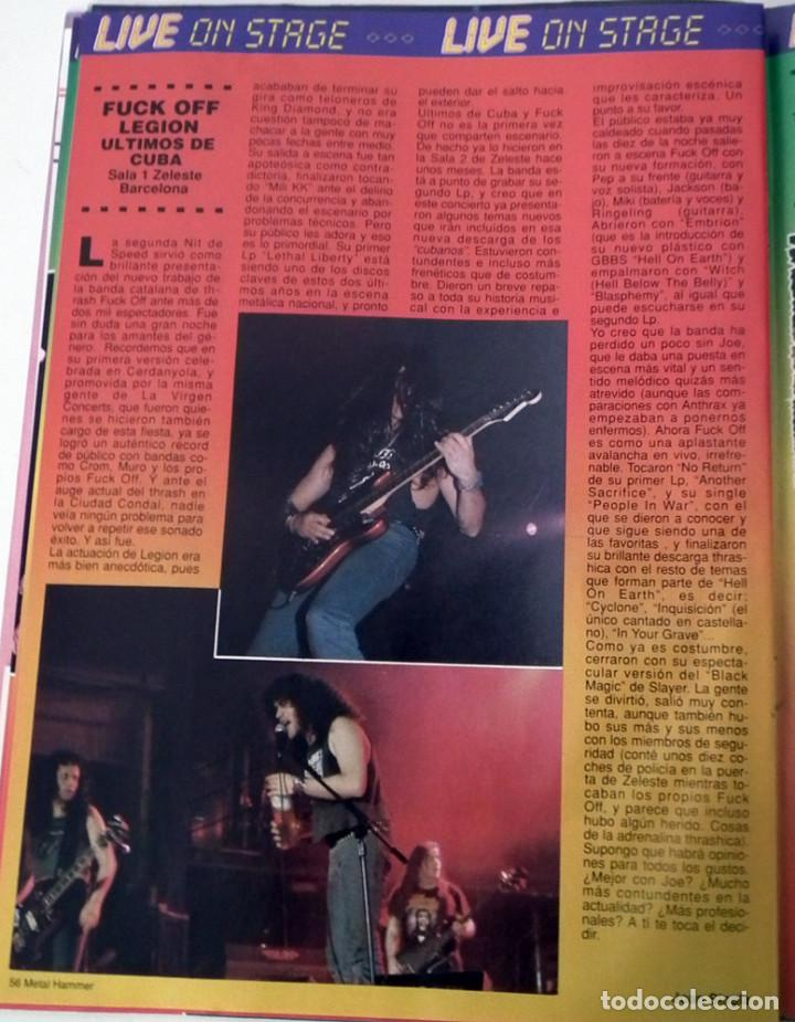 Collectible Music: FUCK OFF - LEGION - ULTIMOS DE CUBA - RECORTE REVISTA CLIPPINGS ENTREVISTA