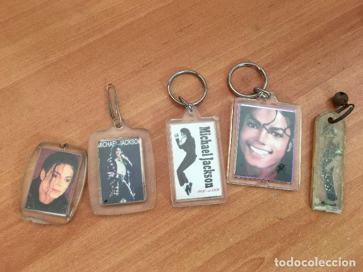 M&uacute;sica de colecci&oacute;n: LOTE 4 LLAVEROS + 1 REGALO MICHAEL JACKSON (ROJ-1)