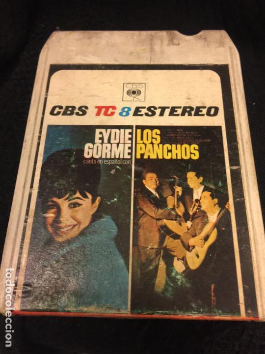 M&uacute;sica de colecci&oacute;n: EYDIE GORME, LOS PANCHOS - ANTIGUO CASSETTE CINTA CARTUCHO ESTEREO 8 PISTAS