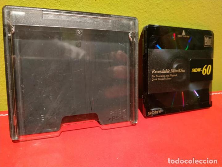 M&uacute;sica de colecci&oacute;n: MINIDISC SONY 60 REGABABLE CON FUNDA (UTILIZADO) - Foto 2