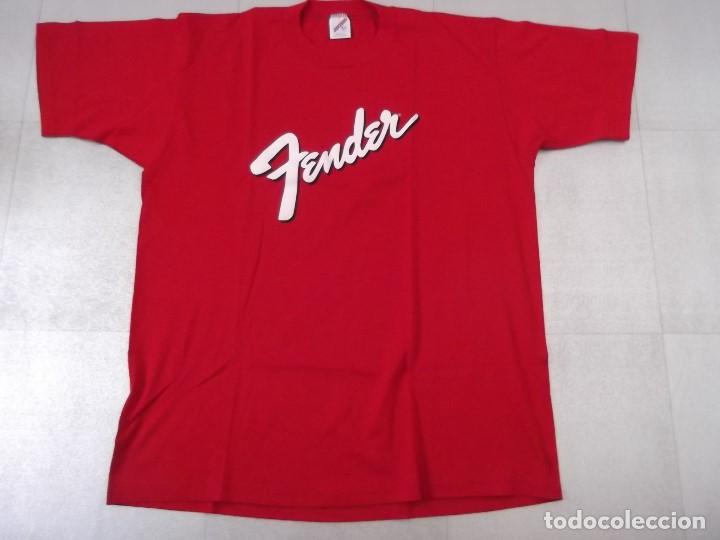 M&uacute;sica de colecci&oacute;n: FENDER - Camiseta nueva original U.S.A. - Foto 1