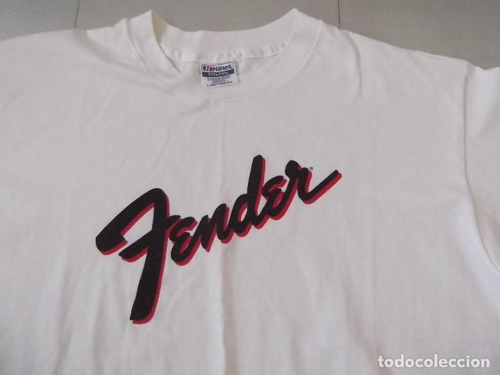 M&uacute;sica de colecci&oacute;n: FENDER - Camiseta original U.S.A. - Foto 2