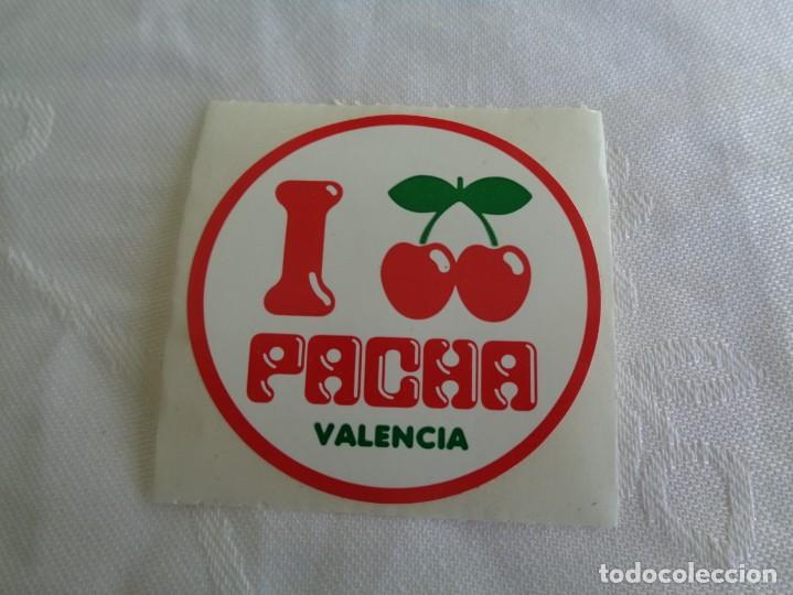 M&uacute;sica de colecci&oacute;n: Antiguo adhesivo - pegatina discoteca pacha - valencia - a&ntilde;os 80-90