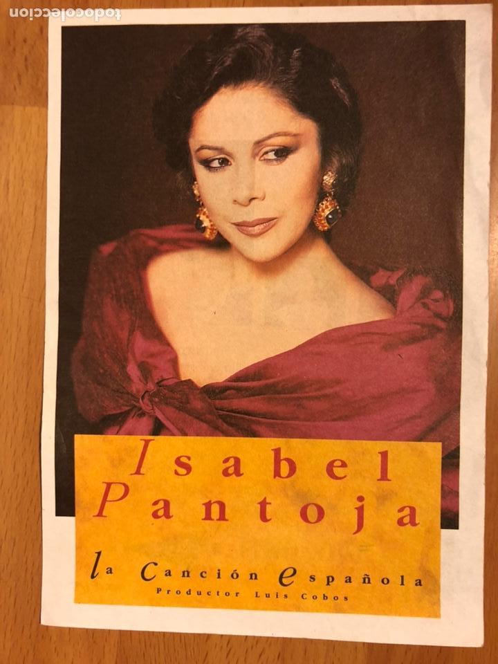M&uacute;sica de colecci&oacute;n: Publicidad Isabel pantoja presentacion disco la canci&oacute;n espa&ntilde;ola