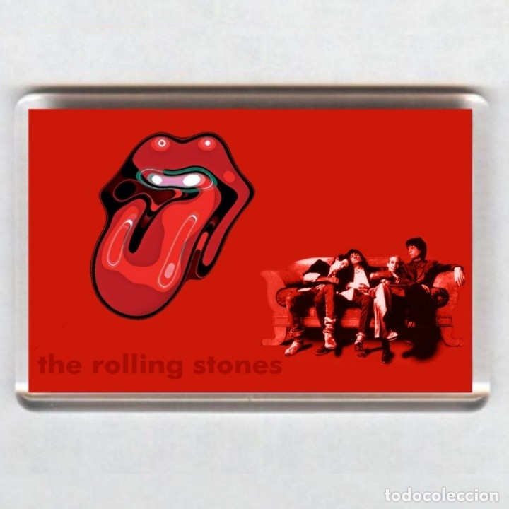 M&uacute;sica de colecci&oacute;n: IMAN acr&iacute;lico NEVERA - ROLLING STONES - Foto 1