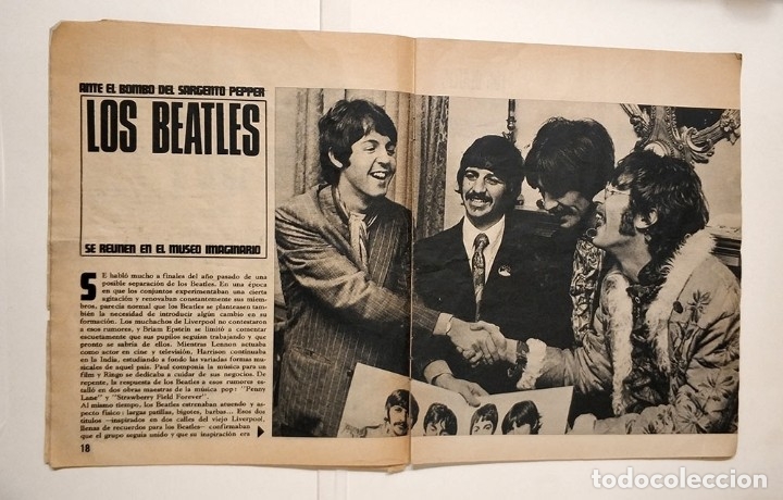 M&uacute;sica de colecci&oacute;n: reportaje los beatles a&ntilde;o 1967 disco Sgt. Pepper&rsquo;s Lonely Hearts Club Band