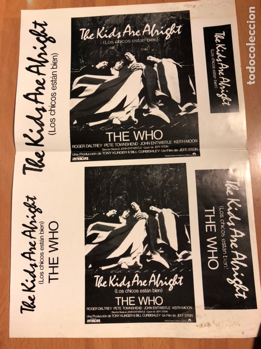 M&uacute;sica de colecci&oacute;n: Clich&eacute; para prensa The Who the kids are allright los chicos est&aacute;n bien 29x21 cm