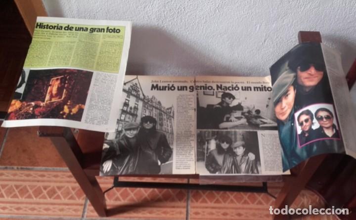 M&uacute;sica de colecci&oacute;n: Lennon. Dos hojas revista.