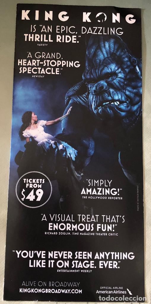 M&uacute;sica de cole&ccedil;&atilde;o: Folleto desplegable sobre el musical de Broadway de King Kong. Textos en 8 idiomas.