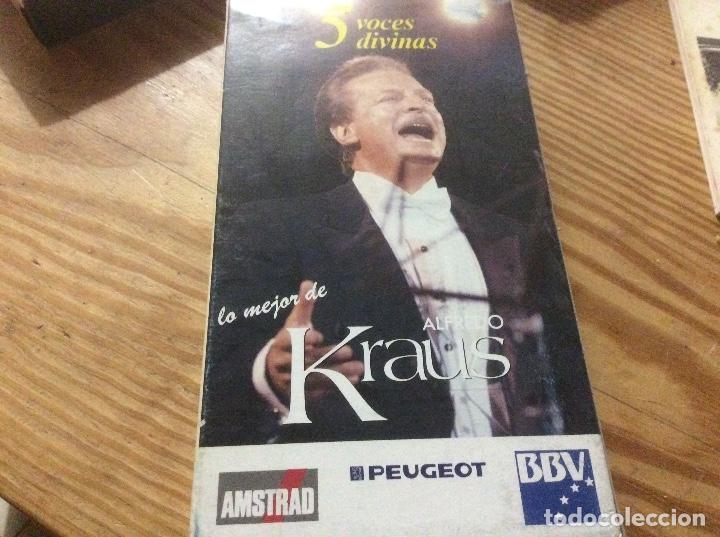 Musique de collection: 5 voces divinas lo mejor de alfredo kraus vhs