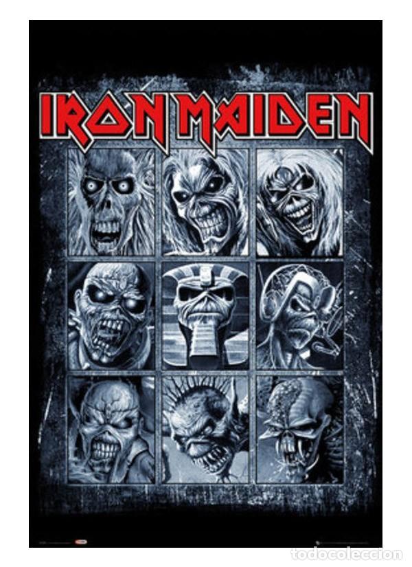 M&uacute;sica de colecci&oacute;n: Poster Iron Maiden - Eddies - 61 X 91,5 cm. A estrenar