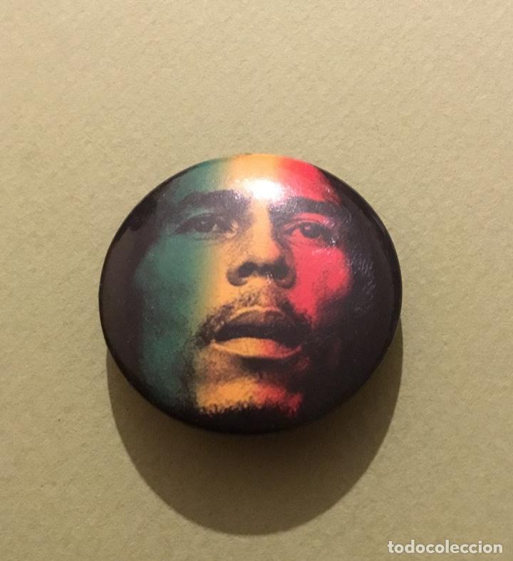 M&uacute;sica de colecci&oacute;n: Antigua chapa solapa bob marley - Foto 1