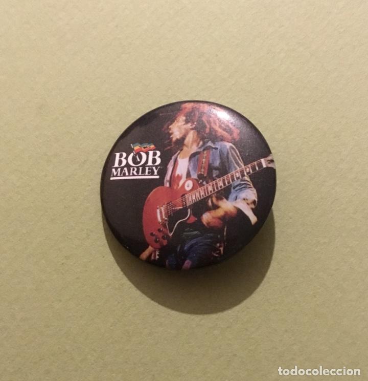 M&uacute;sica de colecci&oacute;n: Antigua chapa solapa bob marley - Foto 1