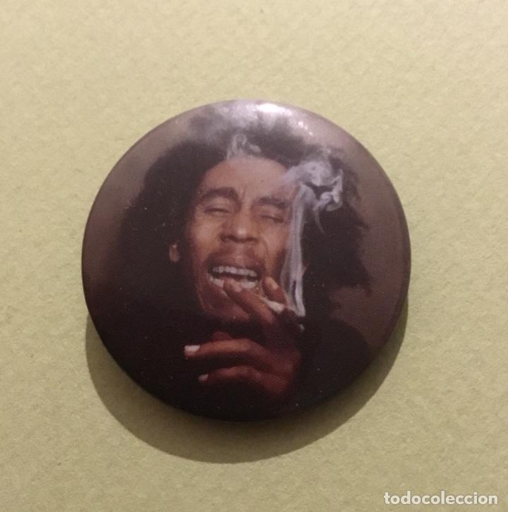 M&uacute;sica de colecci&oacute;n: Antigua chapa solapa bob marley - Foto 1