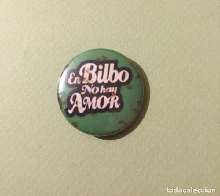 M&uacute;sica de colecci&oacute;n: Antigua chapa solapa bilbao - Foto 1