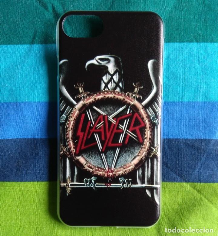 M&uacute;sica de cole&ccedil;&atilde;o: SLAYER - FUNDA / CARCASA R&Iacute;GIDA IPHONE 8