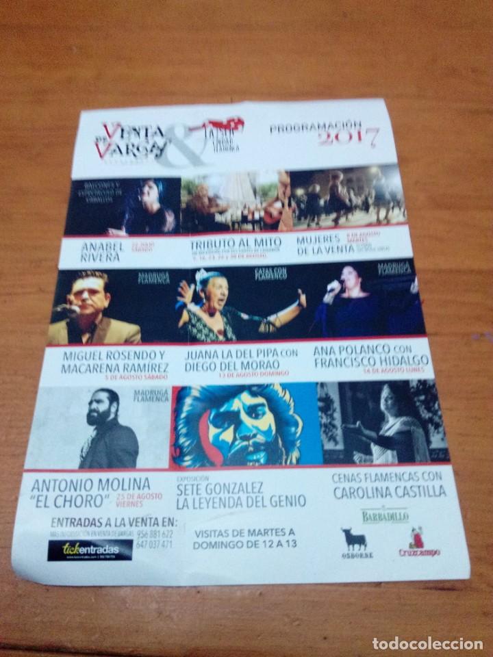 M&uacute;sica de colecci&oacute;n: VENTA DE VARGAS. LA ISLA CIUDAD FLAMENCA. PROGRAMACI&Oacute;N 2017. EST2B4 - Foto 1