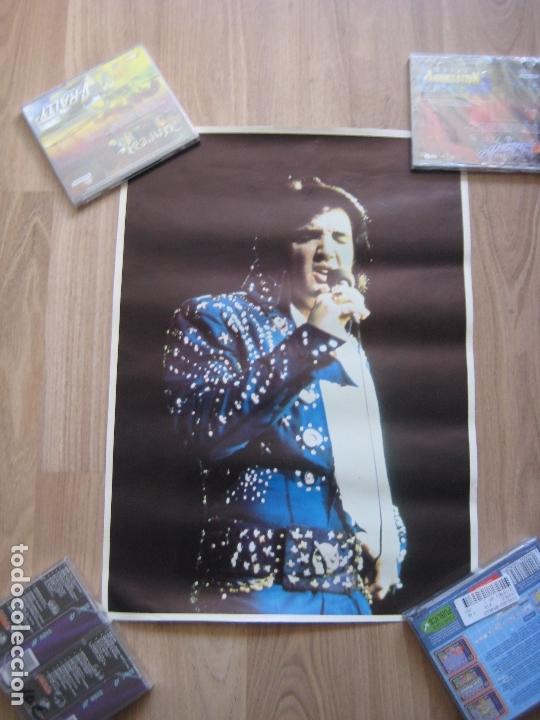 Musica di collezione: ELVIS PRESLEY - POSTER cartel A&Ntilde;OS 70 - LAS VEGAS - EDICION AMERICANA - 50 X 35 CMS - ROCK N ROLL