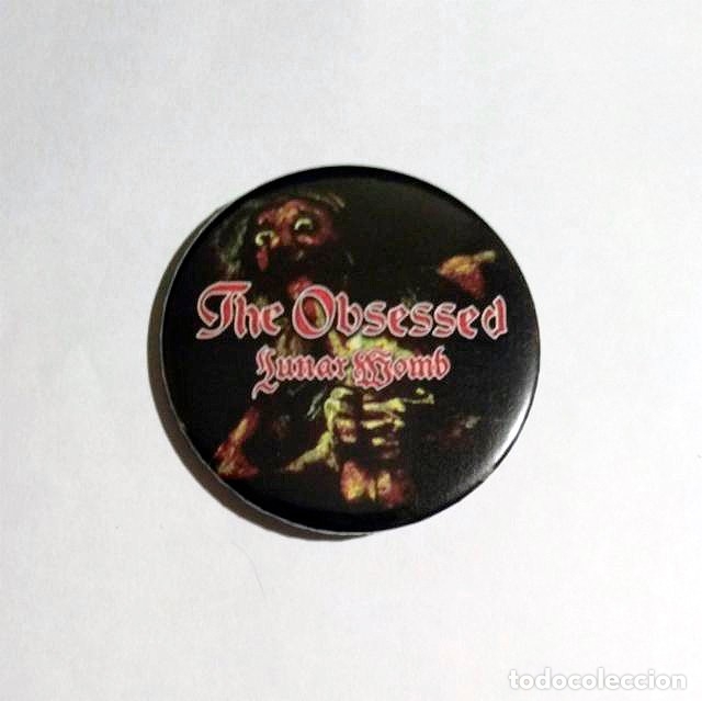 M&uacute;sica de colecci&oacute;n: THE OBSESSED - LUNAR WOMB CHAPA 59mm (CON IMPERDIBLE) - DOOM METAL HEAVY METAL
