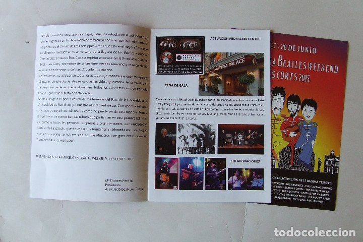 M&uacute;sica de colecci&oacute;n: PROGRAMA BARCELONA BEATLES WEEKEND 2015 + FLYER - Foto 2