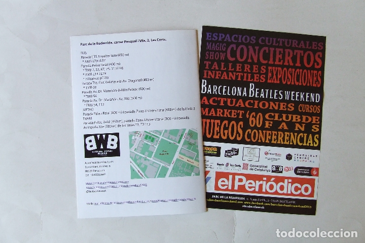 M&uacute;sica de colecci&oacute;n: PROGRAMA BARCELONA BEATLES WEEKEND 2015 + FLYER - Foto 5