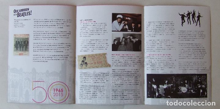 M&uacute;sica de colecci&oacute;n: PROGRAMA EXPOSICION QUE ARRIBEN ELS BEATLES BARCELONA - Foto 2