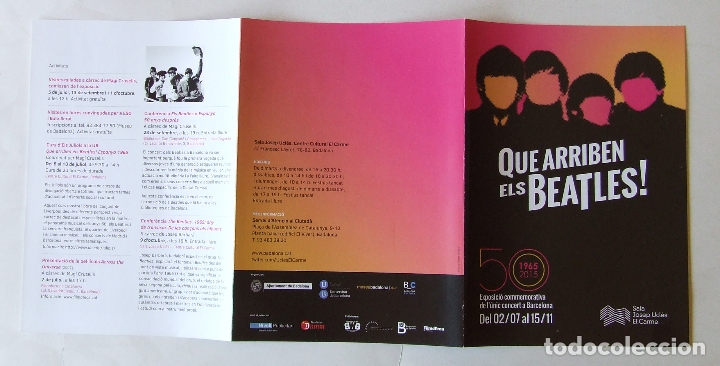 M&uacute;sica de colecci&oacute;n: PROGRAMA EXPOSICION QUE ARRIBEN ELS BEATLES BARCELONA - Foto 3