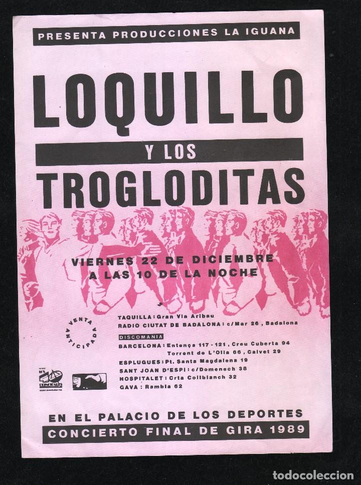 M&uacute;sica de colecci&oacute;n: LOQUILLO: FLYER ANTIGUO: 15 X 20 APROX. REPRODUCCION-PARA COLECCIONISTAS