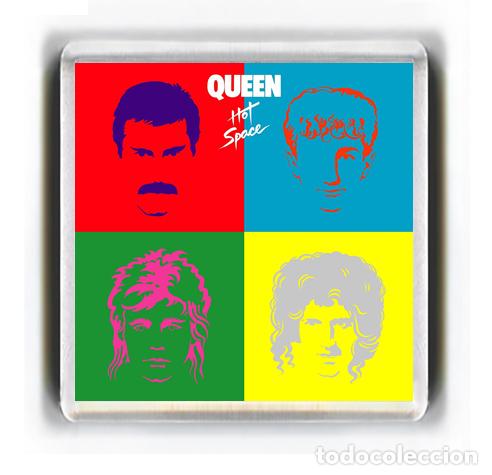 M&uacute;sica de colecci&oacute;n: IMAN ACRILICO NEVERA - MUSICA QUEEN HOT SPACE